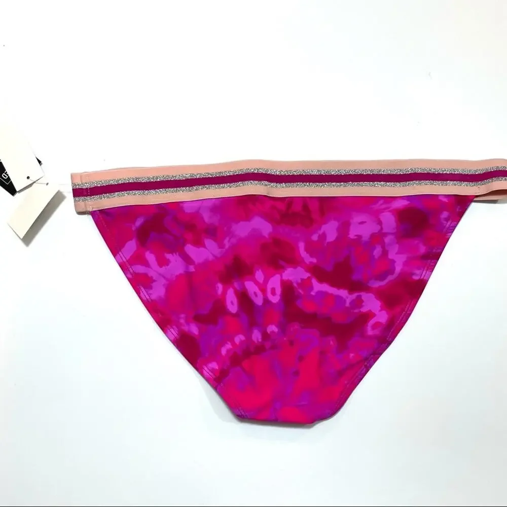 Hula Honey Pink TIE-DYE Bikini Swim Bottom